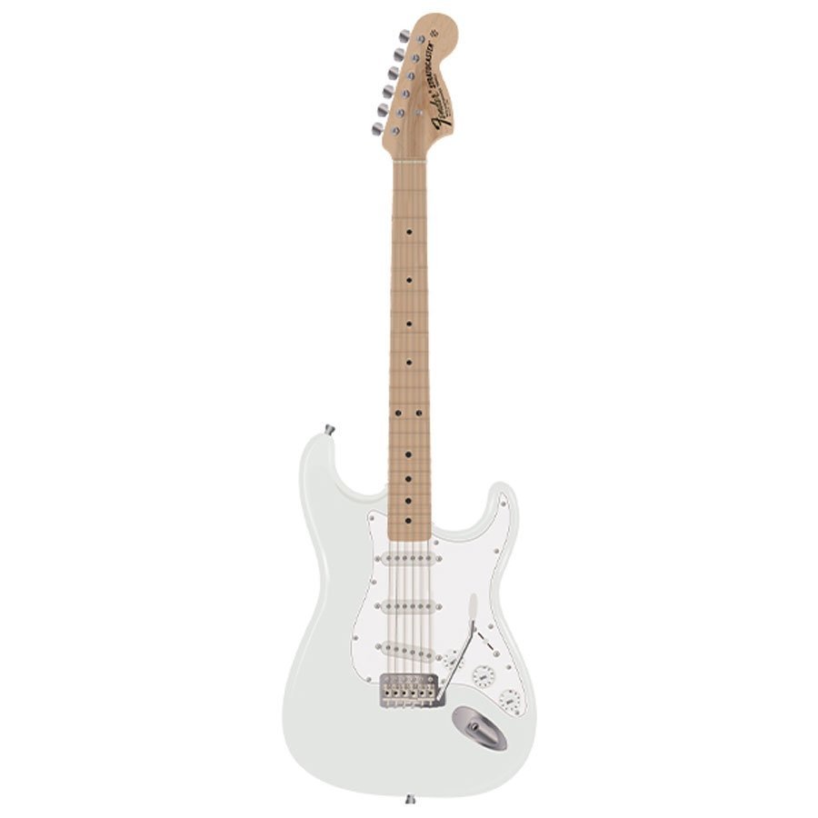 Fender FSR Traditional Late 60s Stratocaster Maple Fingerboard Electric Guitar 5631440305 - Olympic White