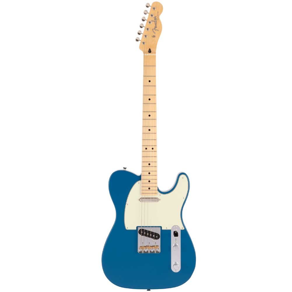 Fender Japanese Hybrid II Telecaster Maple Fingerboard SS Electric Guitar with Gig Bag Forest Blue 5660102318
