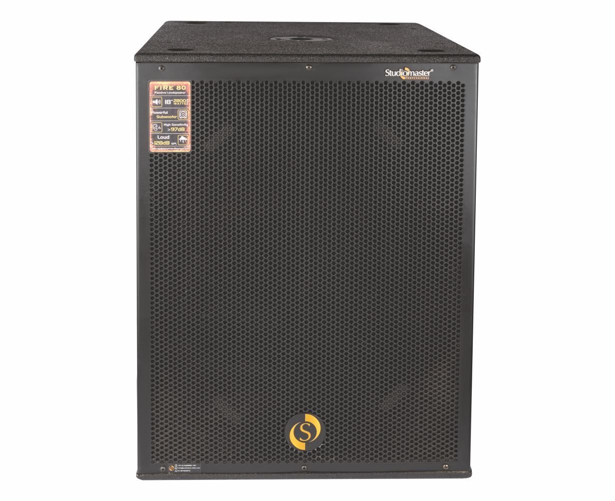 Studiomaster Fire 80 2800W Loud DJ Speaker