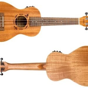 Flight-Designer-Series-DUC523-3.jpg Flight Designer Series DUC523 CEQ Mahogany 4 Strings Concert Ukulele, with Gig Bag, (Natural)