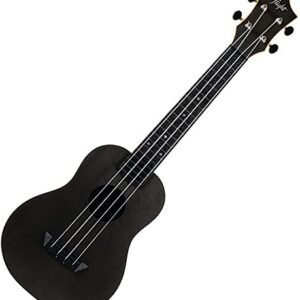 Flight Designer TUC35 BK 4 strings Concert Ukulele, with Gig Bag - (Black)