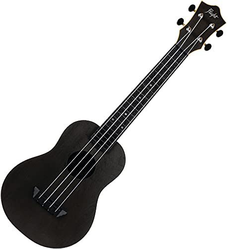 Flight Designer TUC35 BK 4 strings Concert Ukulele, with Gig Bag - (Black)