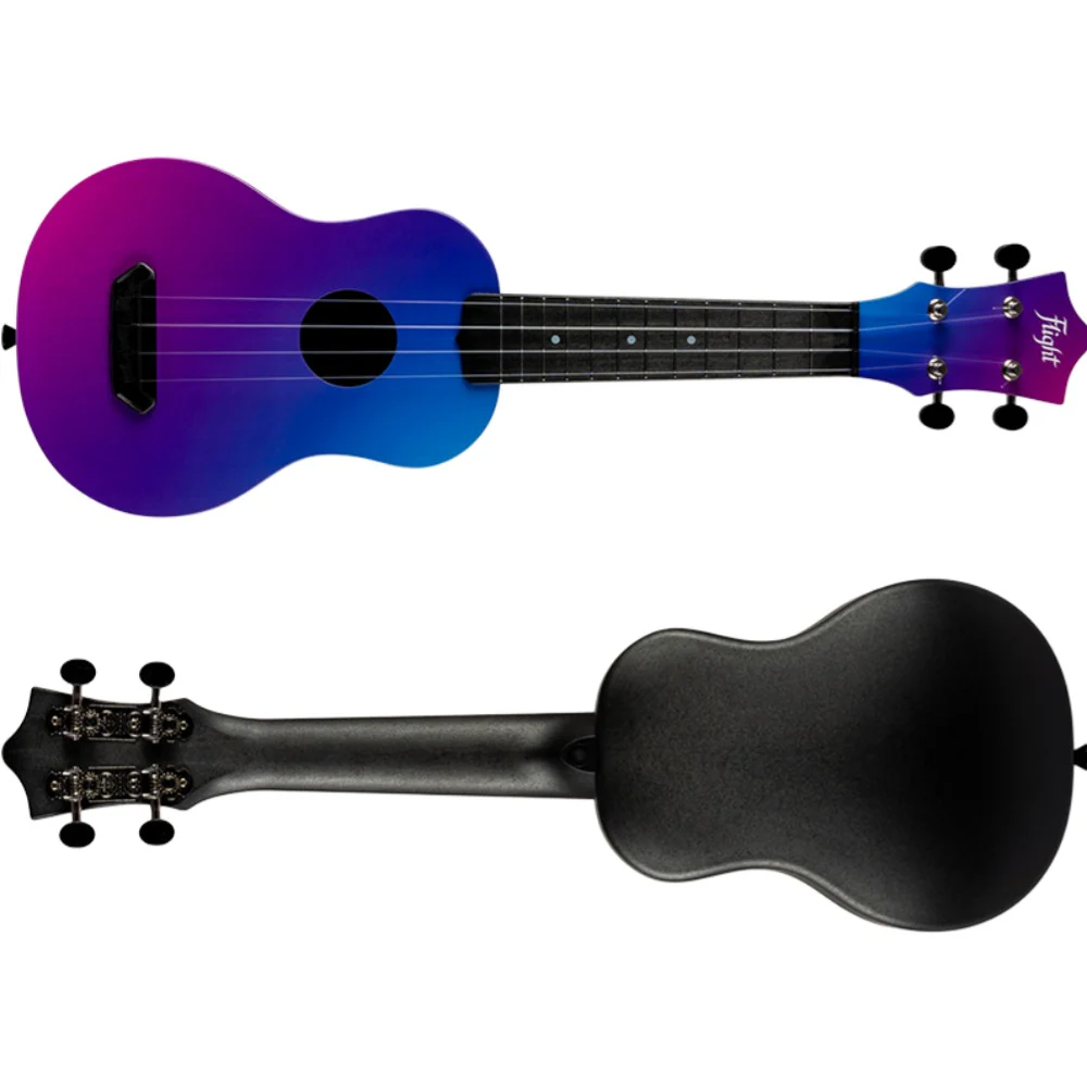 Flight UTS-35 Story Ultra Travel Ukulele with Bag- Purple and Blue Gradient