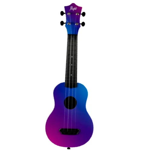 Flight UTS-35 Story Ultra Travel Ukulele with Bag- Purple and Blue Gradient
