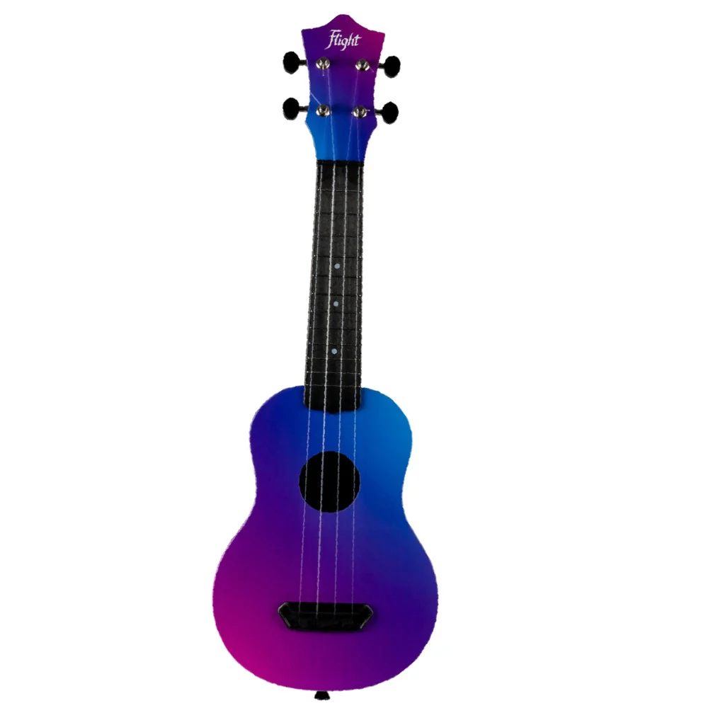 Flight UTS-35 Story Ultra Travel Ukulele with Bag- Purple and Blue Gradient