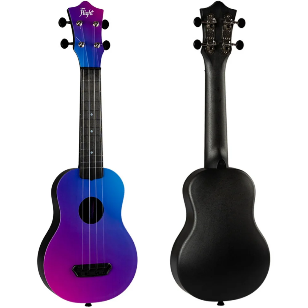 Flight UTS-35 Story Ultra Travel Ukulele with Bag- Purple and Blue Gradient