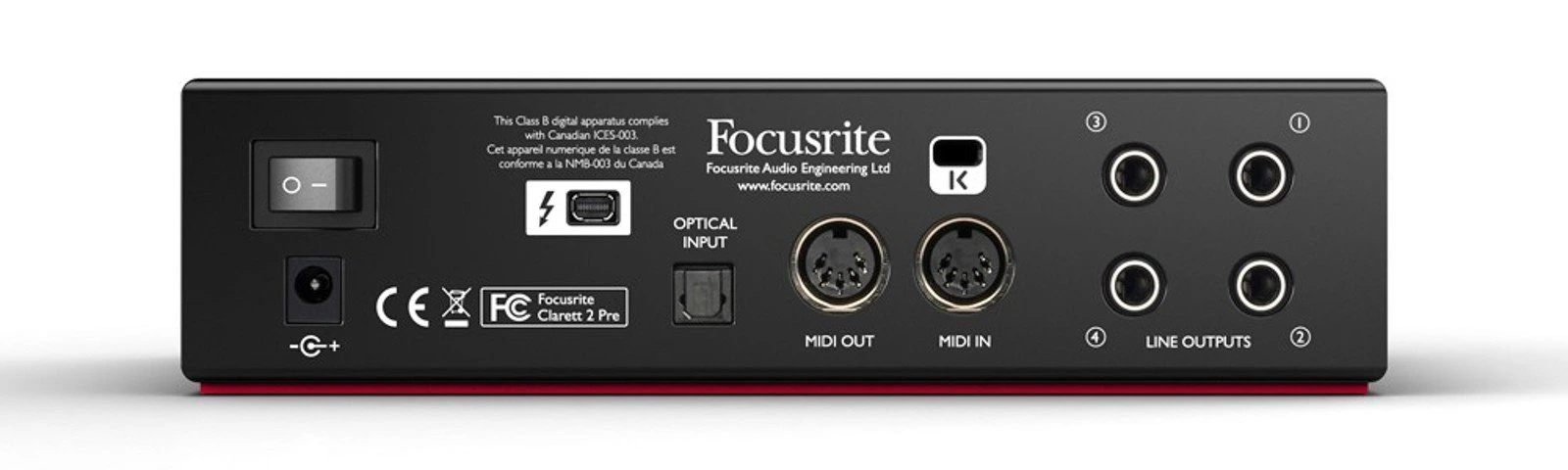 Focusrite-Clarett-2-Pre.webp Focusrite Clarett 2 Pre10 In 4 Out Thunderbolt Audio Interface
