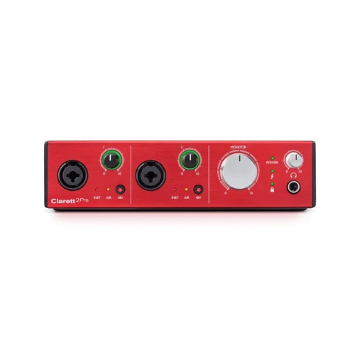 Focusrite Clarett 2Pre 10-In, 4-Out Thunderbolt Audio Interface