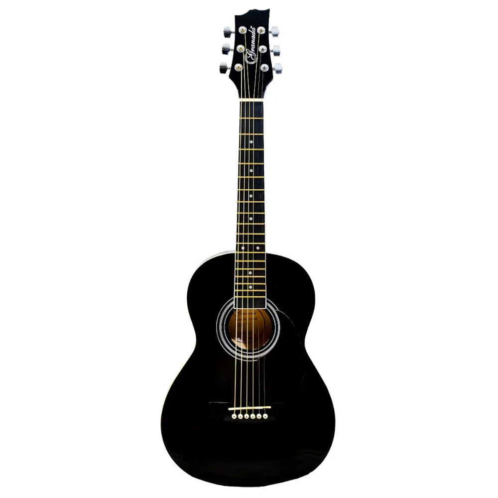 Granada GL111-F Kids 6 String Acoustic Guitar- Black