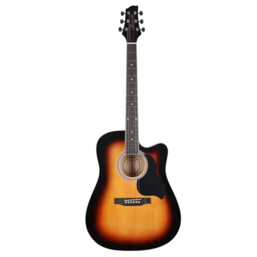 Granada GL113D-C 6 String Cutaway Acoustic Guitar- Vintage Sunburst Gloss