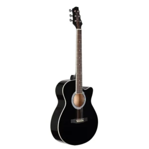 Granada GL113O-C 6 String Cutaway Acoustic Guitar- Black Gloss