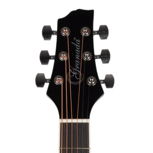 Granada GL113O-C 6 String Cutaway Acoustic Guitar- Black Gloss