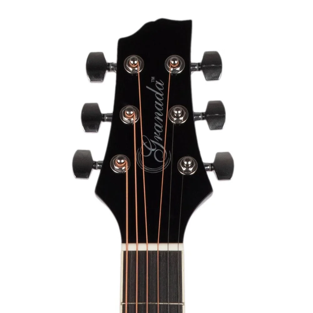 GL113O-4.webp Granada GL113O-C 6 String Cutaway Acoustic Guitar- Black Gloss