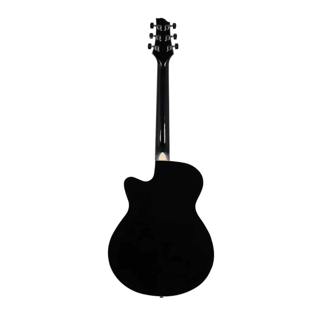 GL113O-6.webp Granada GL113O-C 6 String Cutaway Acoustic Guitar- Black Gloss