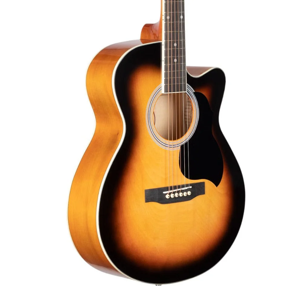 GL113O-SB-3.webp Granada GL113O-C 6 String Cutaway Acoustic Guitar- Vintage Sunburst Gloss