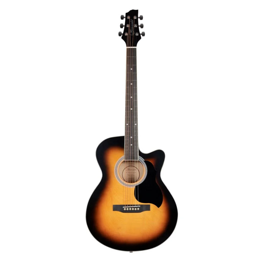 Granada GL113O-C 6 String Cutaway Acoustic Guitar- Vintage Sunburst Gloss