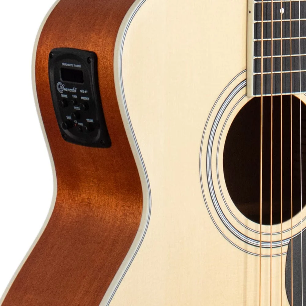 GL240C-CEQ-2.webp Granada GL240C-CEQ 6 String Electro Acoustic Guitar- Natural Matt