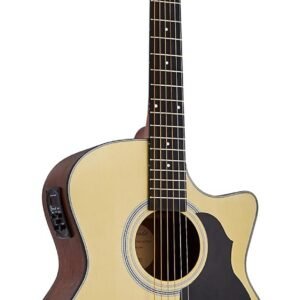 GL242C-1.jpg Granada, Acoustic Electric Guitar, Cut-Away with EQ, GL242C-CEQ-Natural Matt