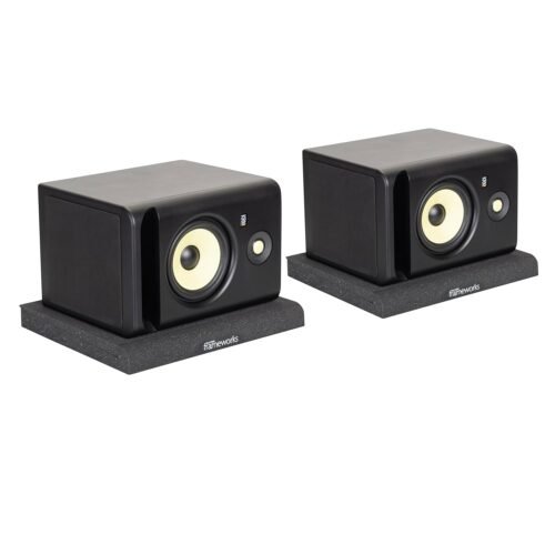 Gator Frameworks Pair of (2) Acoustic Foam Isolation Pads4 Gator Frameworks Pair of (2) Acoustic Foam Isolation Pads for Studio Monitors, Fits 8" Speakers (GFW-ISOPAD-LG)