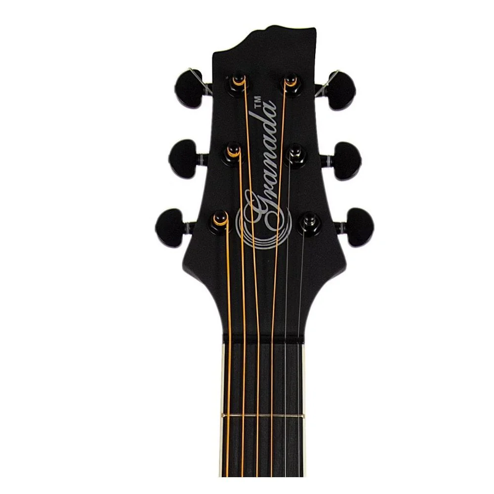 Granada GL240C-CEQ 6 String Electro Acoustic Guitar- Black Matte