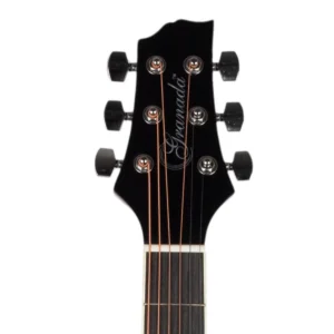 Granada GL113D-C 6 String Cutaway Acoustic Guitar- Black Gloss