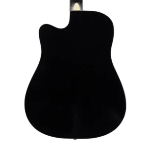 Granada GL113D-C 6 String Cutaway Acoustic Guitar- Black Gloss