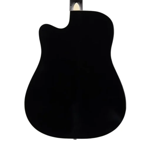 Granada GL113D-C 6 String Cutaway Acoustic Guitar- Black Gloss