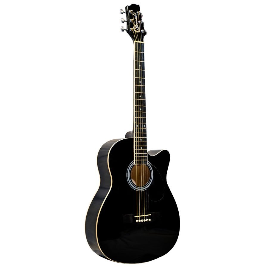 Granada-GL112C-F-3.jpg Granada GL112C-F Black Cutaway Medium Acoustic Guitar
