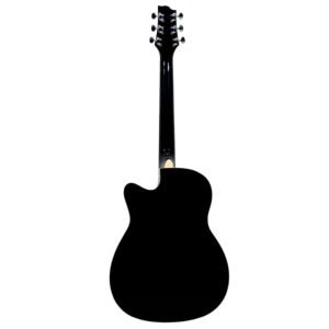 Granada GL112C-F Black Cutaway Medium Acoustic Guitar
