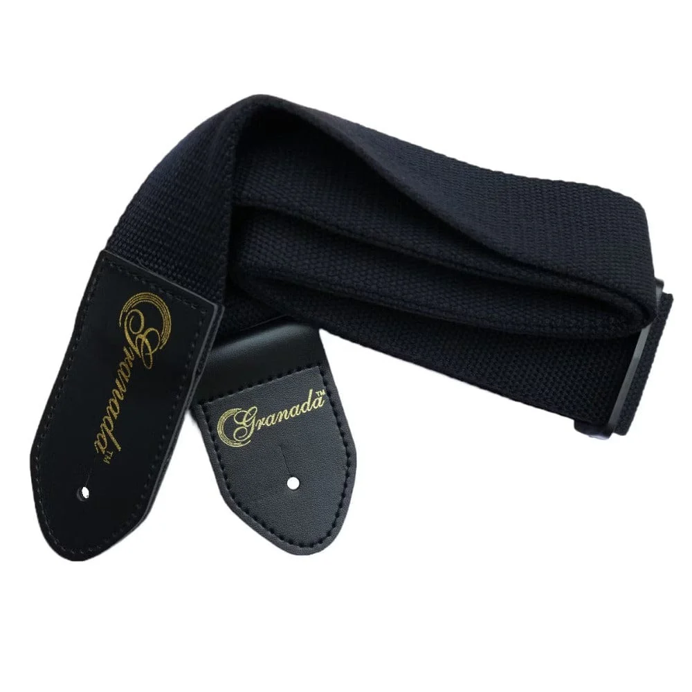 Granada GS05 Guitar Strap- Black