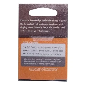 Gruv Gear FretWedge Headstock 2 Gruv Gear FretWedge Headstock String Dampener 2-Pack