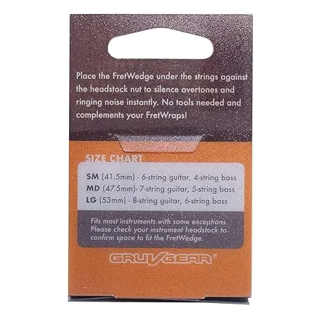 Gruv Gear FretWedge Headstock 2 Gruv Gear FretWedge Headstock String Dampener 2-Pack