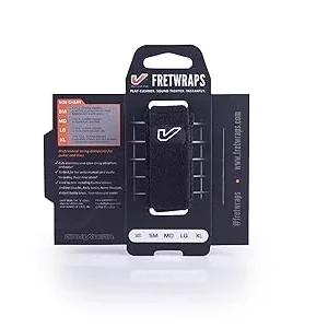 Gruv Gear FretWraps 4 Gruv Gear FretWraps String Muters 1-Pack (Black)