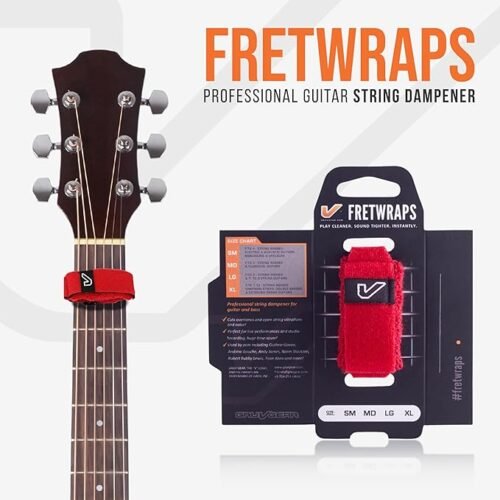 Gruv Gear FretWraps HD “Fire” 1-Pack (Red)1 Gruv Gear FretWraps HD "Fire" 1-Pack (Red)