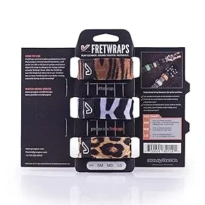 Gruv Gear FretWraps Wood 3-Pack (Safari Prints, Small) (3-pack)