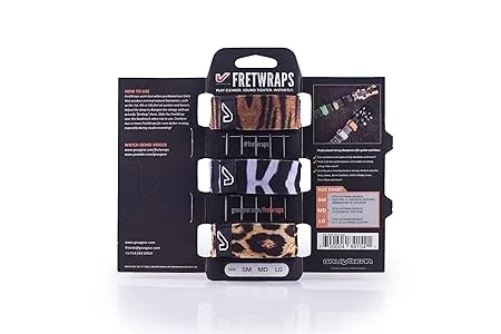 Gruv Gear FretWraps Wood 3-Pack (Safari Prints, Small) (3-pack)