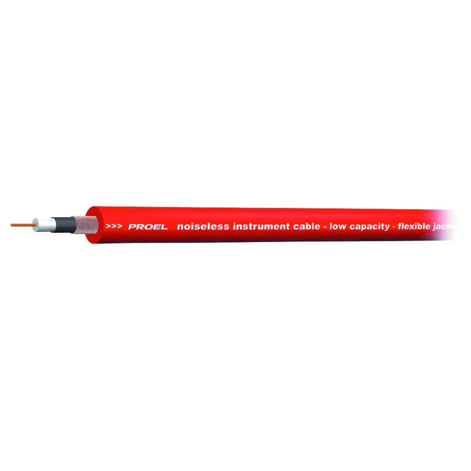 Proel HPC110RD INSTRUMENT MONO CABLE Red
