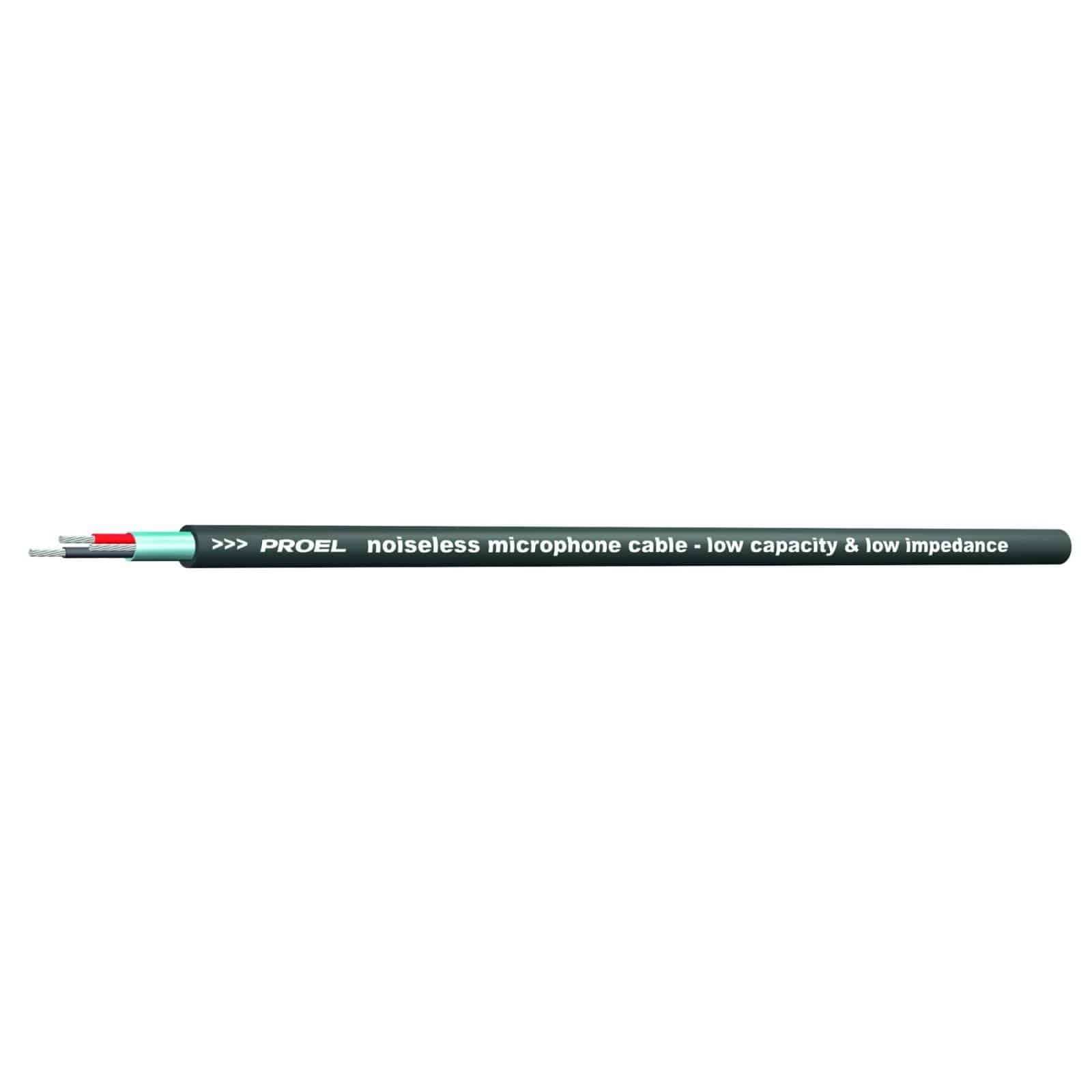 Proel HPC80BK PROF.MIC.CABLE.AL.SHIELD.4.0.MM.Black