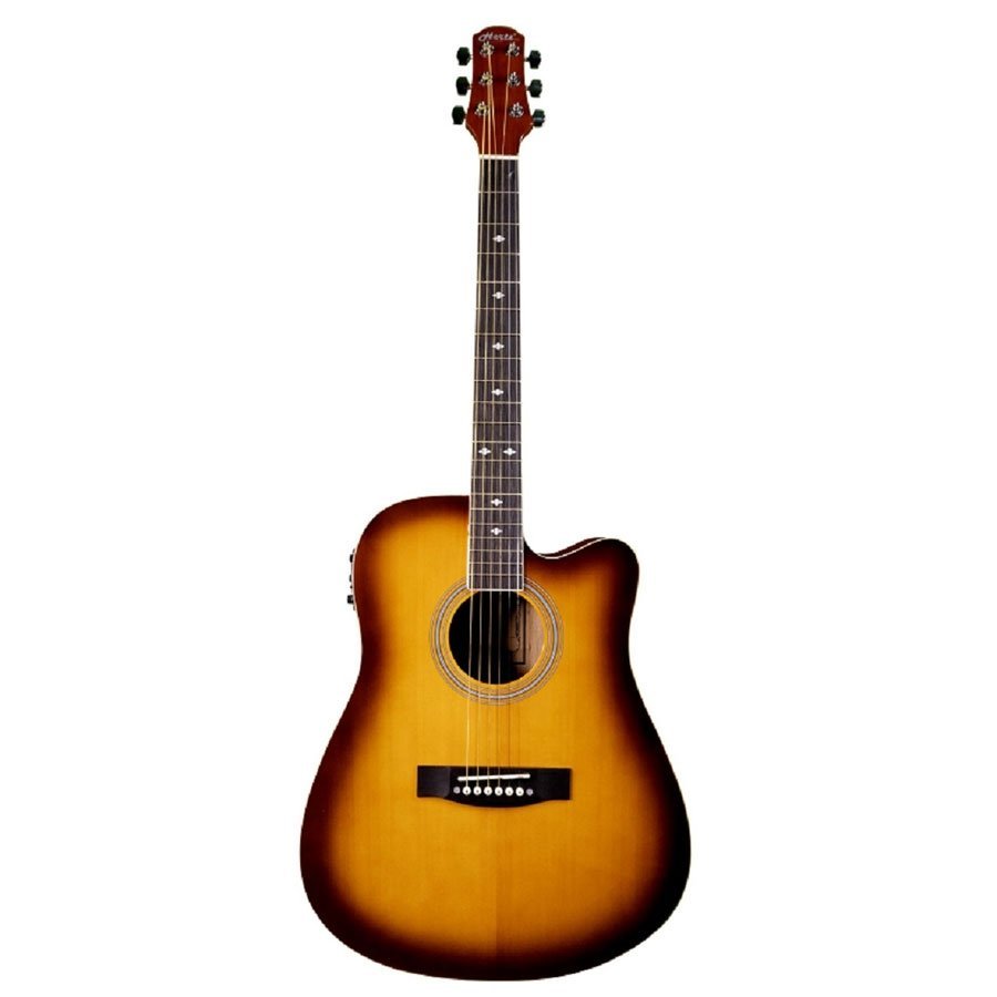 Hertz HZA5100 Electro-Acoustic Guitar - Sunburst