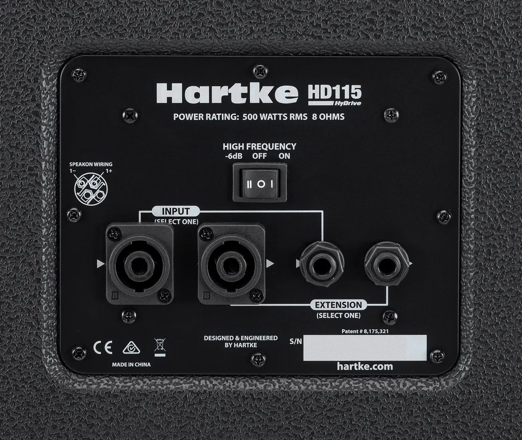 Hartke HyDrive HD115 1 x 15" Bass Cabinet