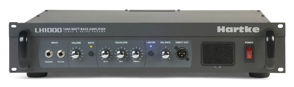 Hartke LH1000 1000-watt Bass Amplifier with Tube Preamp