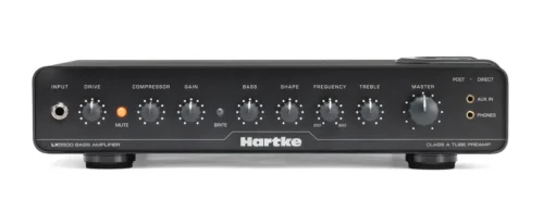 Hartke LX5500 500-watt Lightweight Bass Head with Tube Preamp