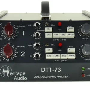Heritage Audio DTT-73 2-channel Desktop Microphone Preamp