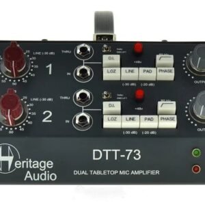Heritage Audio DTT-73 2-channel Desktop Microphone Preamp