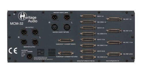 Heritage Audio MCM-32 Analog 32-Channel Summing Mixer Heritage Audio MCM-32 Analog 32-Channel Summing Mixer