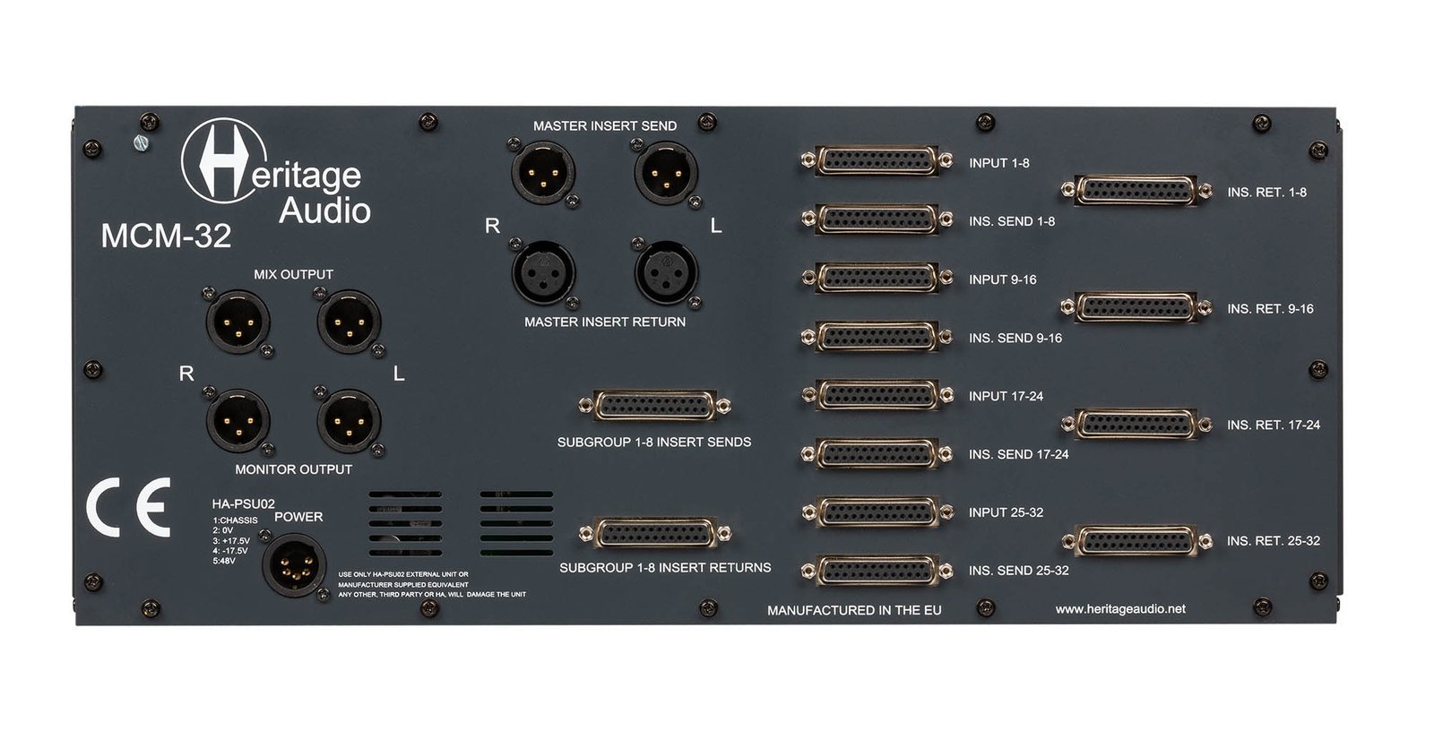Heritage-Audio-MCM-32-Analog-32-Channel-Summing-Mixer-1.jpg Heritage Audio MCM-32 Analog 32-Channel Summing Mixer