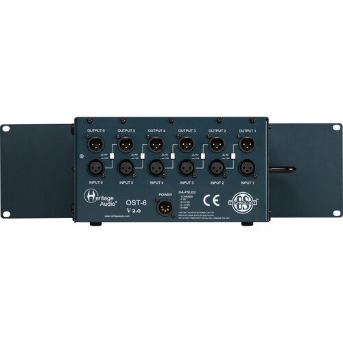 Heritage Audio OST-6 v2.0 6-slot 500 Series Enclosure