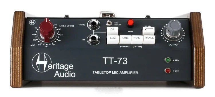 Heritage Audio TT-73 Desktop Microphone Preamp