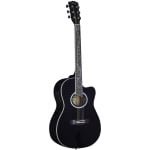 Hertz HZA3901ET BK Semi Acoustic Guitar - Black