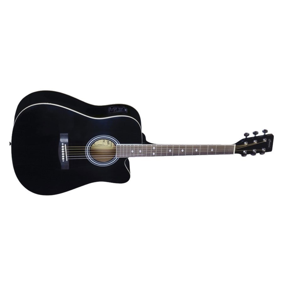 Hertz HZA5100 Electro-Acoustic Guitar - Black